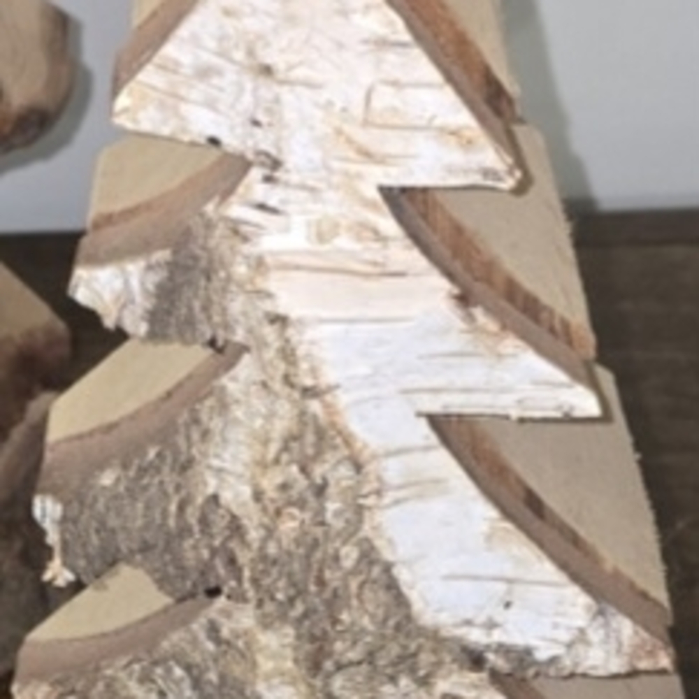 Rustic Wooden Holiday Tree Set - Picture 5 of 5
